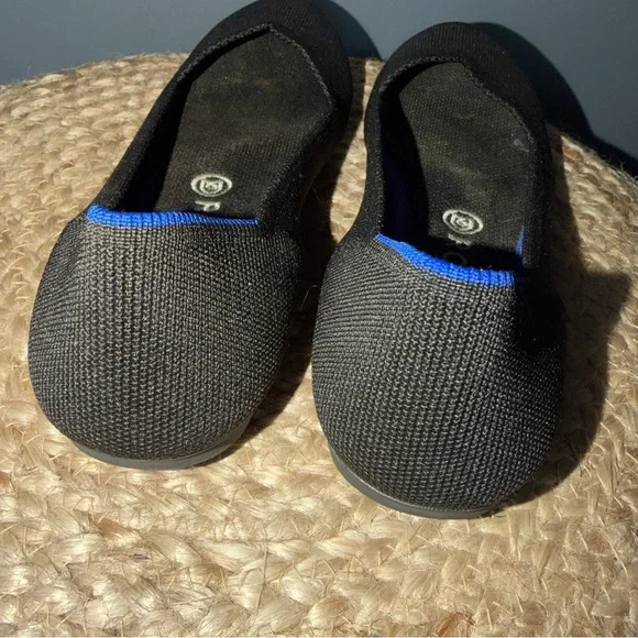 Rothy's The Flat Black Women's Slip On Flats Size 9 - Picture 5 of 10